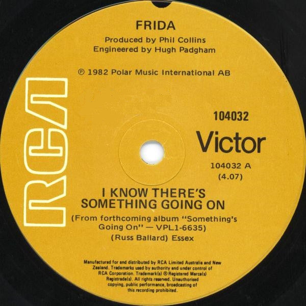 Frida – I Know There's Something Going On 7" vinyl record, image 3 of 6