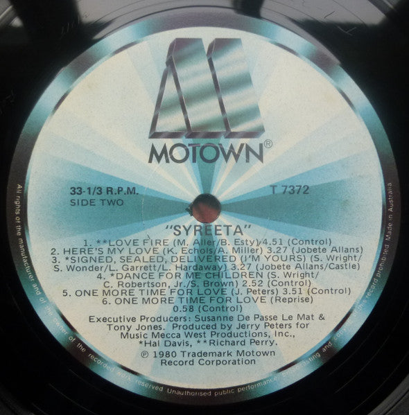 Syreeta – Syreeta LP vinyl record, image 4 of 4