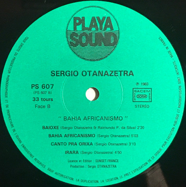Sergio Otanazetra – Bahia Africanismo LP vinyl record, image 4 of 4