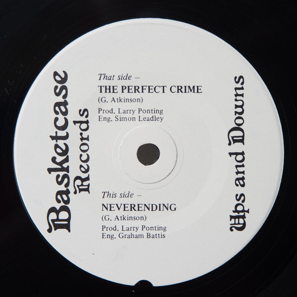 Ups And Downs – The Perfect Crime 7" vinyl record, image 4 of 6