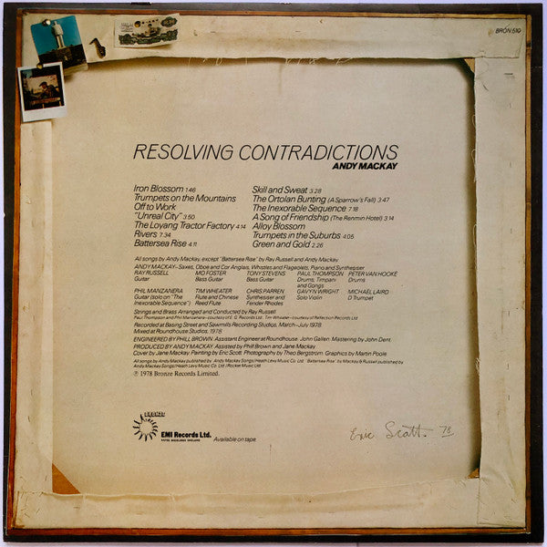 Andy Mackay – Resolving Contradictions LP vinyl record, image 2 of 6