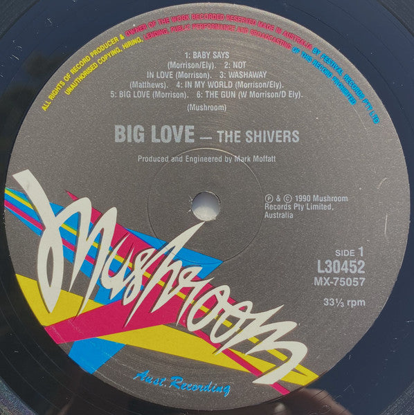The Shivers – Big Love LP vinyl record, image 3 of 4