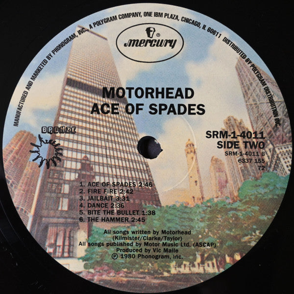Motörhead – Ace Of Spades LP vinyl record, image 4 of 4