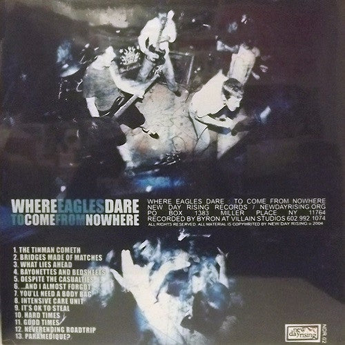 Where Eagles Dare – To Come From Nowhere LP vinyl record, image 2 of 2