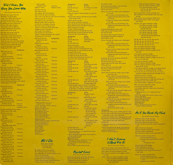 Stevie Wonder – Hotter Than July LP vinyl record, image 3 of 10