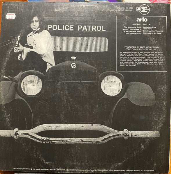Arlo Guthrie – Arlo LP vinyl record, image 2 of 4