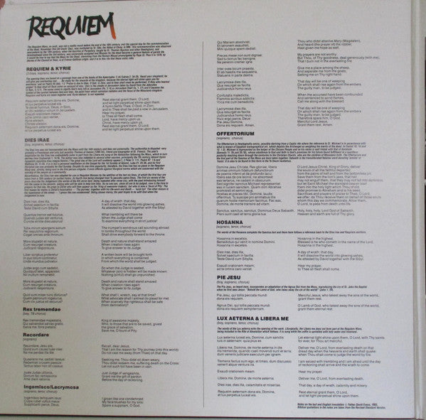 Andrew Lloyd Webber – Requiem LP vinyl record, image 2 of 6