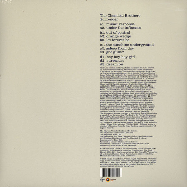 The Chemical Brothers – Surrender (2xLP) LP vinyl record, image 3 of 10