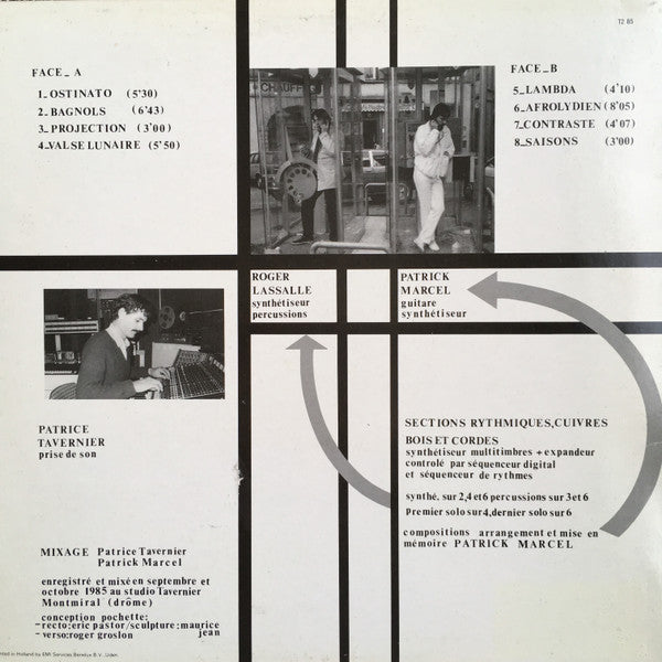 Patrick Marcel – Ostinato LP vinyl record, image 2 of 2