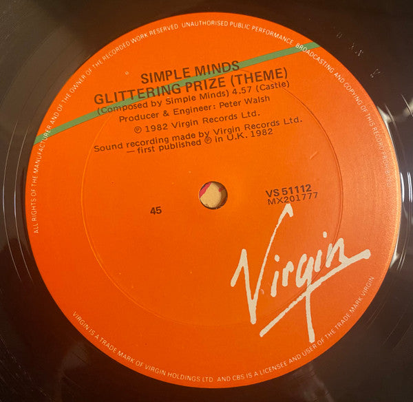 Simple Minds – Glittering Prize 12" vinyl record, image 4 of 4