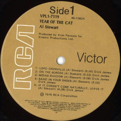 Al Stewart – Year Of The Cat LP vinyl record, image 3 of 4
