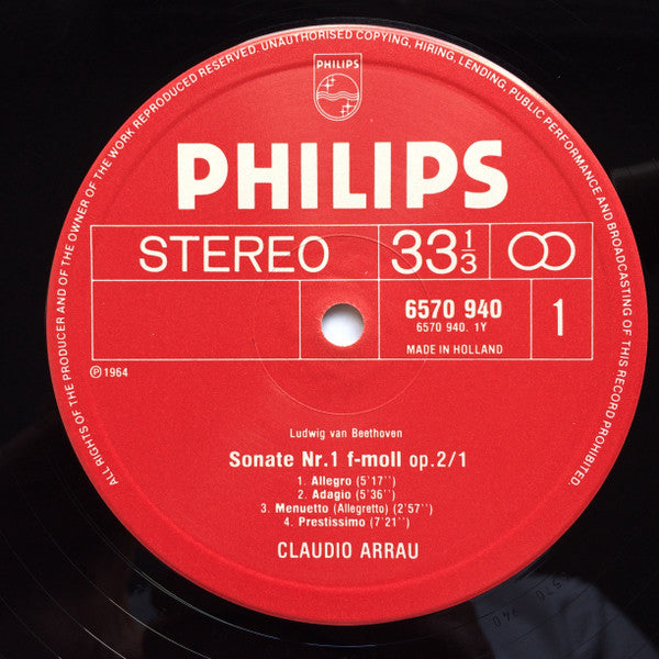 Claudio Arrau, Ludwig van Beethoven – Die 32 Sonaten - Variationen = The 32 Sonatas - Variations = Les 32 Sonates - Variations (14xLP) LP vinyl record, image 3 of 4