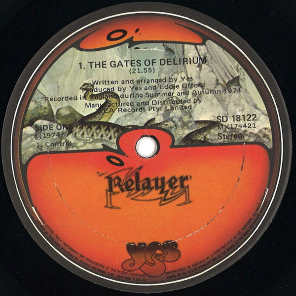 Yes – Relayer LP vinyl record, image 7 of 8