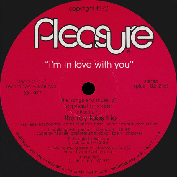 The Ray Tabs Trio, Sandra Mandella, Raphael Chicorel – I'm In Love With You (2xLP) LP vinyl record, image 8 of 9
