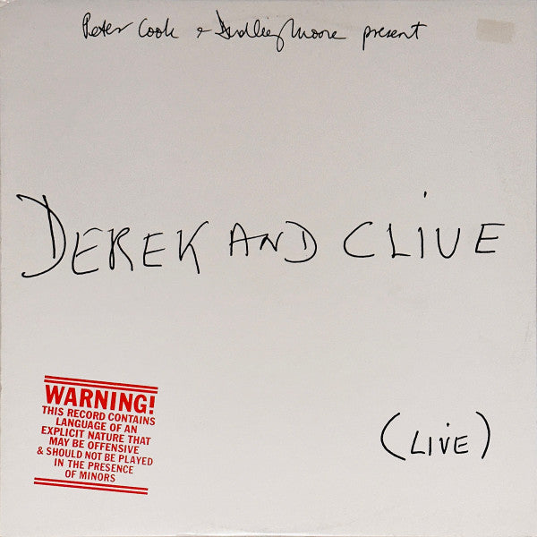 Derek & Clive – (Live) LP vinyl record, image 1 of 3