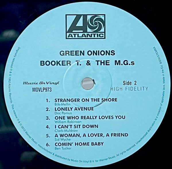 Booker T & The MG's – Green Onions LP vinyl record, image 4 of 4