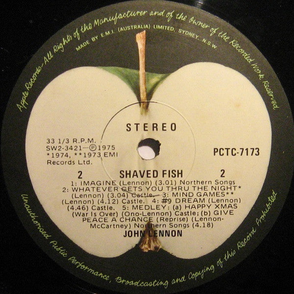 John Lennon, The Plastic Ono Band – Shaved Fish LP vinyl record, image 6 of 6