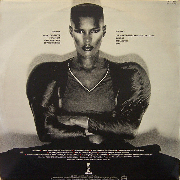 Grace Jones – Warm Leatherette LP vinyl record, image 2 of 4