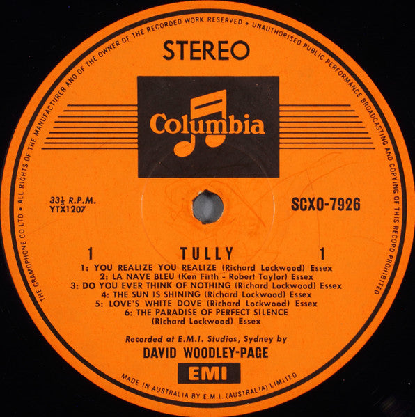 Tully – Tully LP vinyl record, image 5 of 6