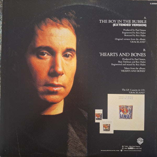 Paul Simon – The Boy In The Bubble 12" vinyl record, image 2 of 7