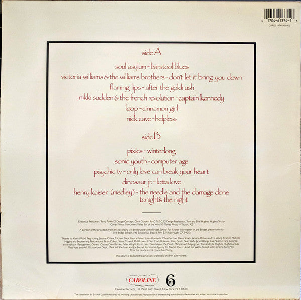 Various – The Bridge - A Tribute To Neil Young LP vinyl record, image 2 of 7