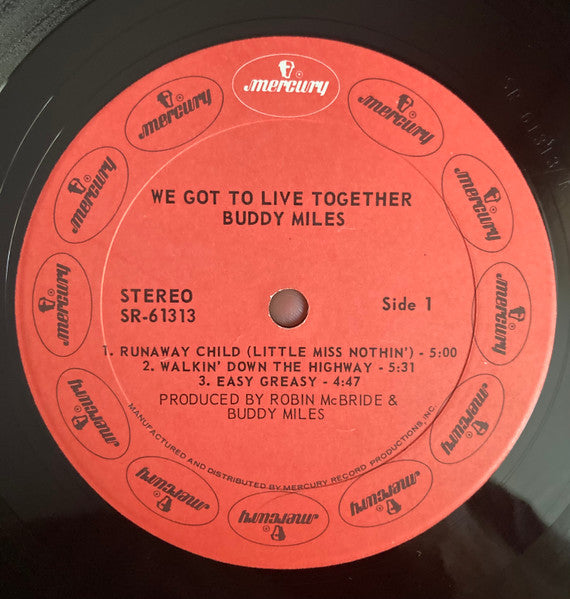 Buddy Miles – We Got To Live Together LP vinyl record, image 5 of 7
