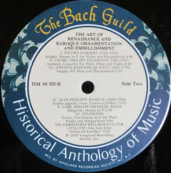 Various – The Art Of Renaissance And Baroque Ornamentation And Embellishment (2xLP) LP vinyl record, image 8 of 8