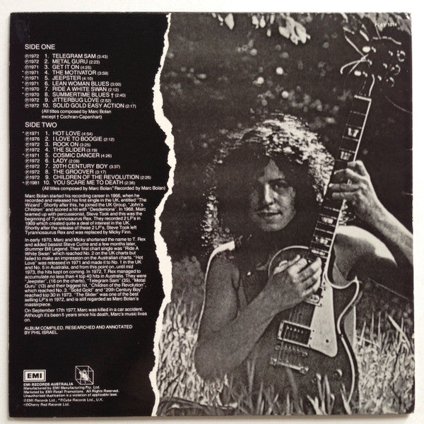 T. Rex – Solid Gold - Easy Action, 20 Golden Greats LP vinyl record, image 2 of 4