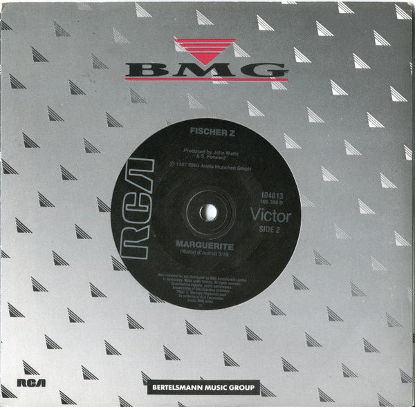 Fischer-Z – The Perfect Day 7" vinyl record, image 4 of 4