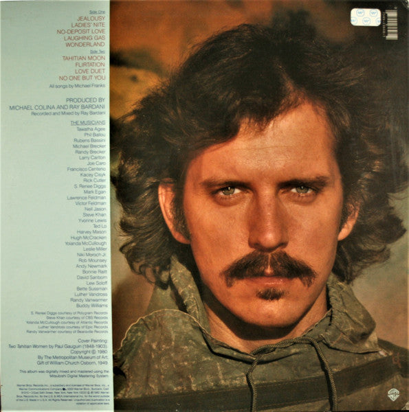 Michael Franks – Objects Of Desire LP vinyl record, image 2 of 6