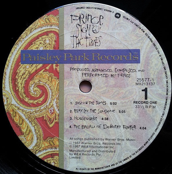 Prince – Sign "O" The Times (2xLP) LP vinyl record, image 8 of 10