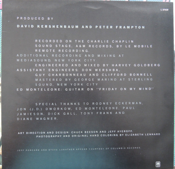 Peter Frampton – Breaking All The Rules LP vinyl record, image 2 of 6
