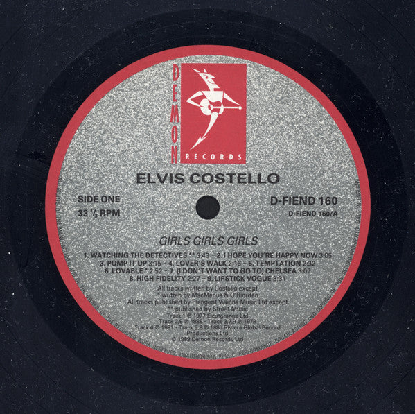 Elvis Costello – Girls +£÷ Girls =$& Girls (The Songs Of Elvis Costello / The Sounds Of Elvis Costello & The Attractions) (2xLP) LP vinyl record, image 4 of 10