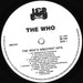 The Who – Their Greatest Hits LP vinyl record, image 3 of 4
