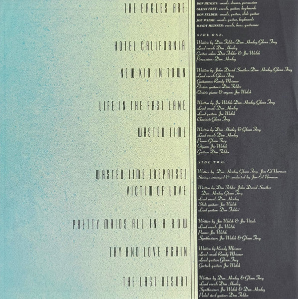 Eagles, Eagles – Hotel California = ホテル・カリフォルニア LP vinyl record, image 10 of 10