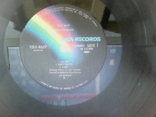 John Coltrane – Sun Ship LP vinyl record, image 2 of 2