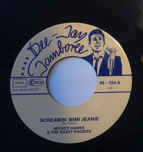 Mickey Hawks, The Night Raiders – Screamin' Mimi Jeanie 7" vinyl record, image 3 of 4