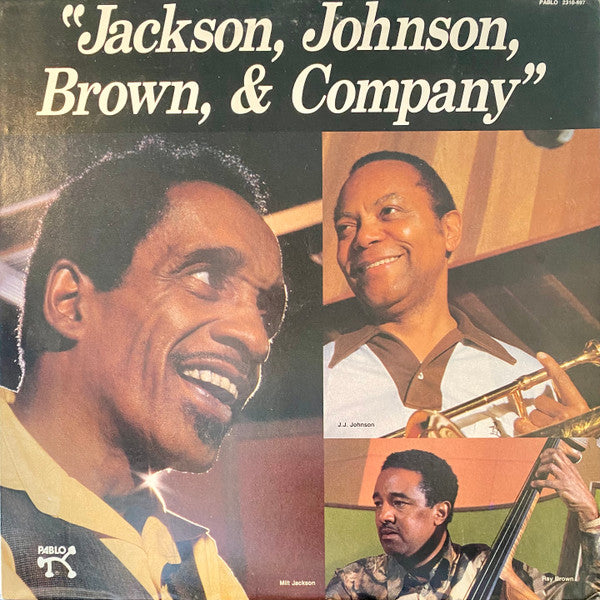 Milt Jackson, J.J. Johnson, Ray Brown – Jackson, Johnson, Brown, & Company LP vinyl record, image 1 of 4