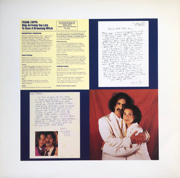 Frank Zappa – Ship Arriving Too Late To Save A Drowning Witch LP vinyl record, image 6 of 6