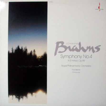 Johannes Brahms, Royal Philharmonic Orchestra, Fritz Reiner – Symphony No. 4 In E Minor. Opus 98 LP vinyl record, image 1 of 4