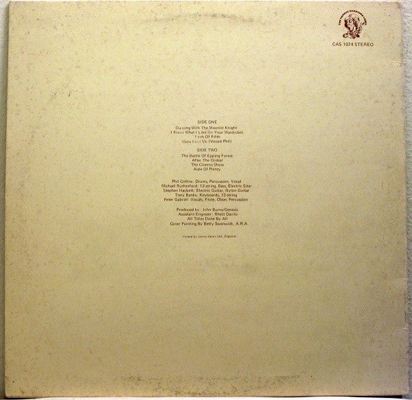 Genesis – Selling England By The Pound LP vinyl record, image 2 of 6