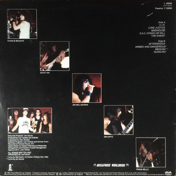 Anthrax – Spreading The Disease LP vinyl record, image 2 of 6