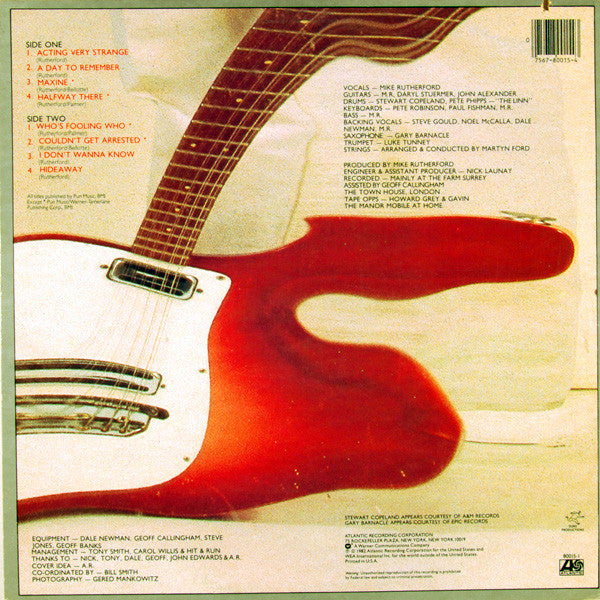 Mike Rutherford – Acting Very Strange LP vinyl record, image 2 of 8