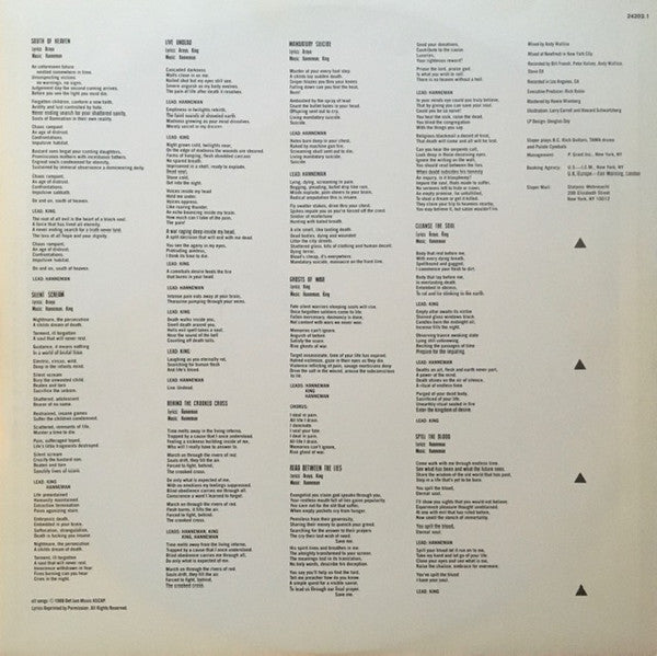 Slayer – South Of Heaven LP vinyl record, image 6 of 6