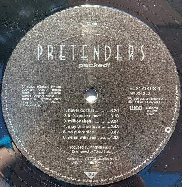 The Pretenders – Packed! LP vinyl record, image 3 of 4