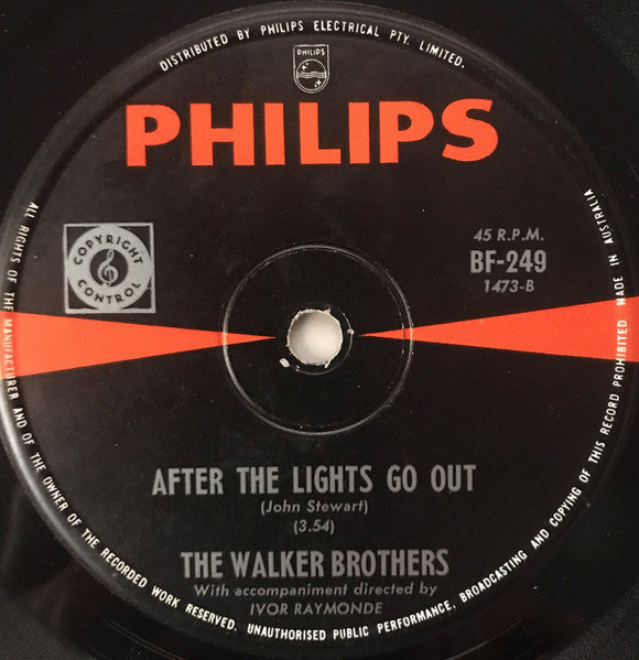 The Walker Brothers – The Sun Ain't Gonna Shine Any More 7" vinyl record, image 2 of 3