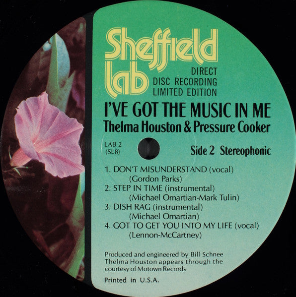 Thelma Houston, Pressure Cooker – I've Got The Music In Me LP vinyl record, image 6 of 6