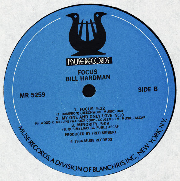 Bill Hardman – Focus LP vinyl record, image 4 of 4