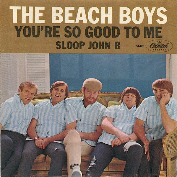 The Beach Boys – Sloop John B / You're So Good To Me 7" vinyl record, image 2 of 4