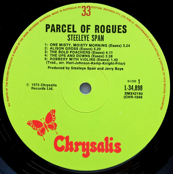Steeleye Span – Parcel Of Rogues LP vinyl record, image 5 of 8